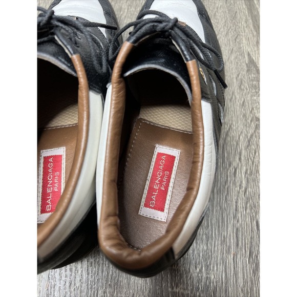 Balenciaga Golf Shoes Logo Sz 23.5EEE US 7 90s VTG RARE Made in Japan - Picture 13 of 14
